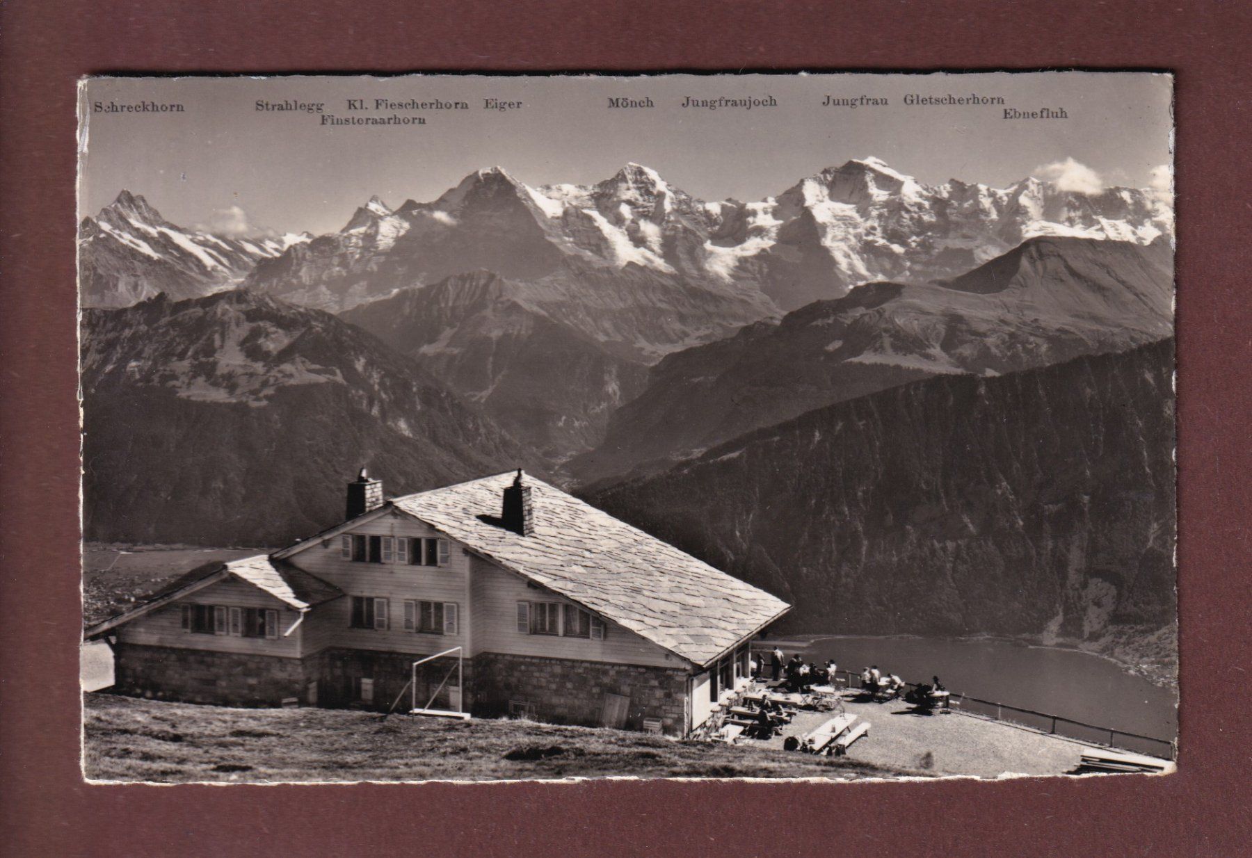 Cartoline postali: Sesselbahn BEATENBERG-NIEDERHORN - 1950 – Usato da Pully venduto da nicecards-shop