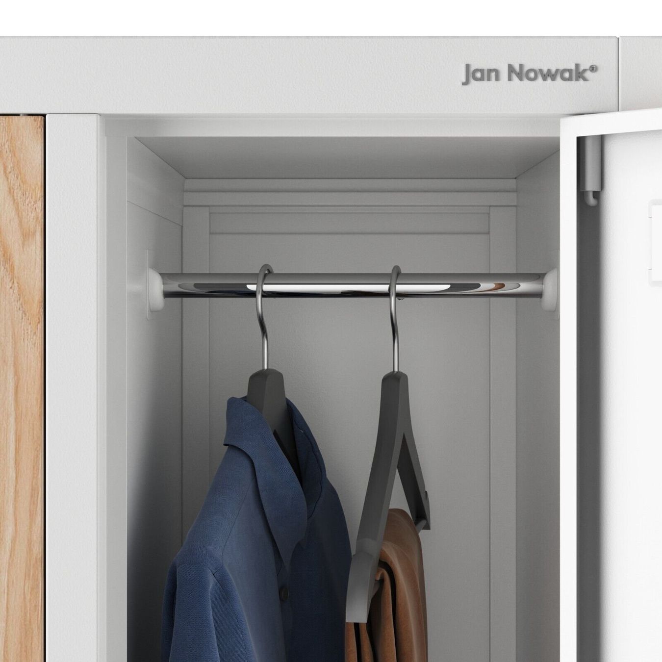 Schränke: Schliessfachschrank 10 Fächer - Weiss/Holzoptik – Neu und originalverpackt aus Wallenwil von toesstal-vertrieb 8