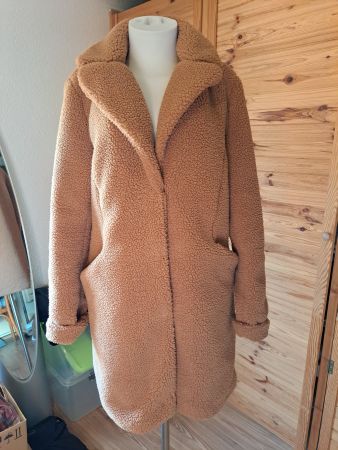Damen Teddy Mantel braun Grösse L, Vero Moda