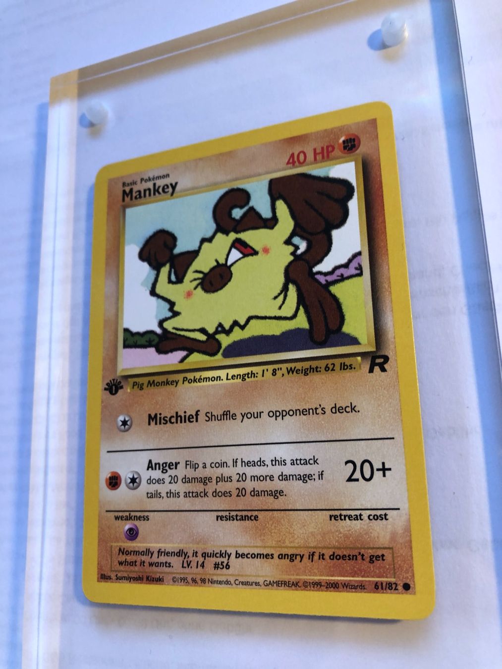 Carte collezionabili: Mankey 1st Team Rocket - MINT - ab 1.- – Usato da Giubiasco venduto da dan_pr8b 2