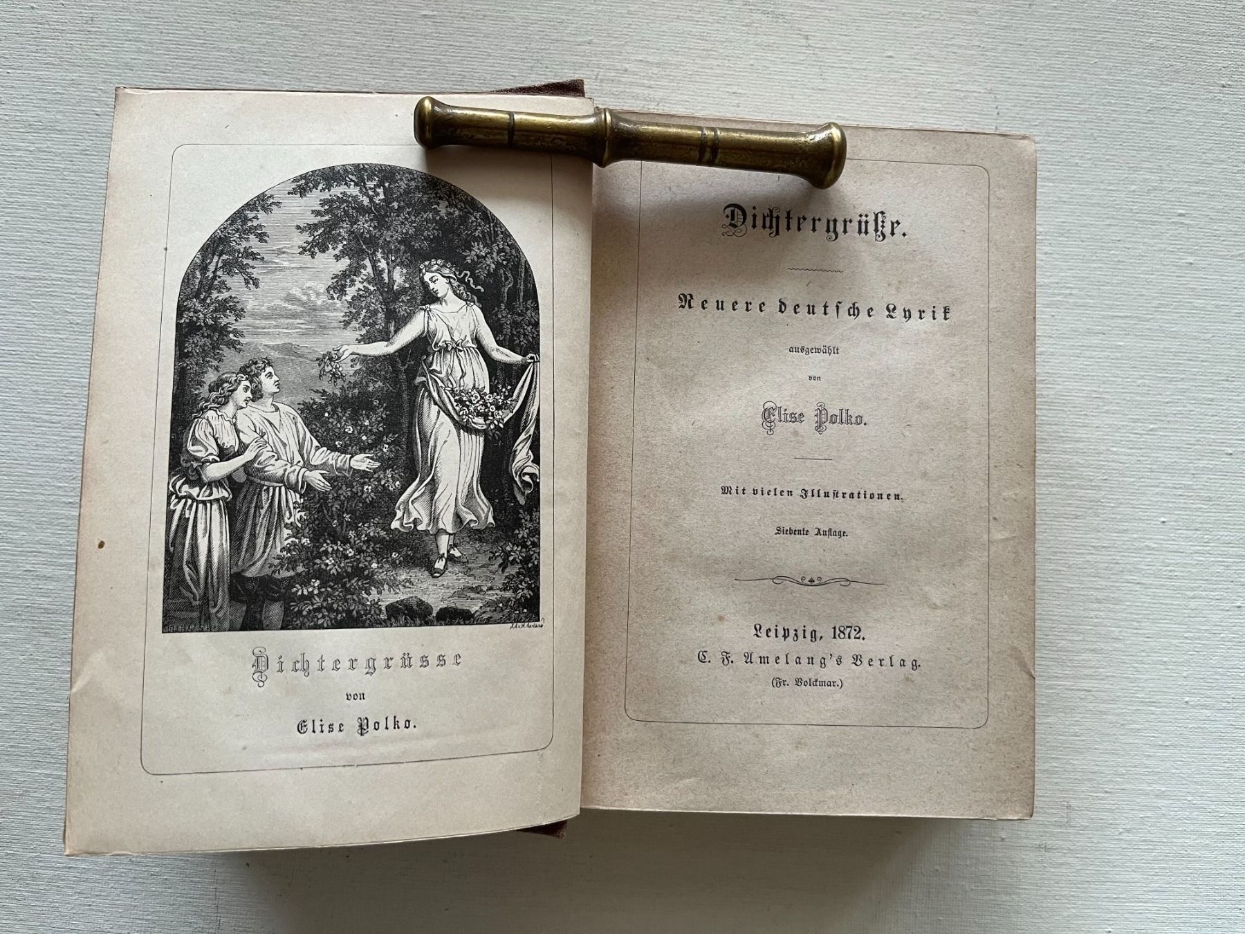 Bücher: Elise Polko, Dichtergrüsse, 1872 – Gebraucht aus Zürich von suschi04 1