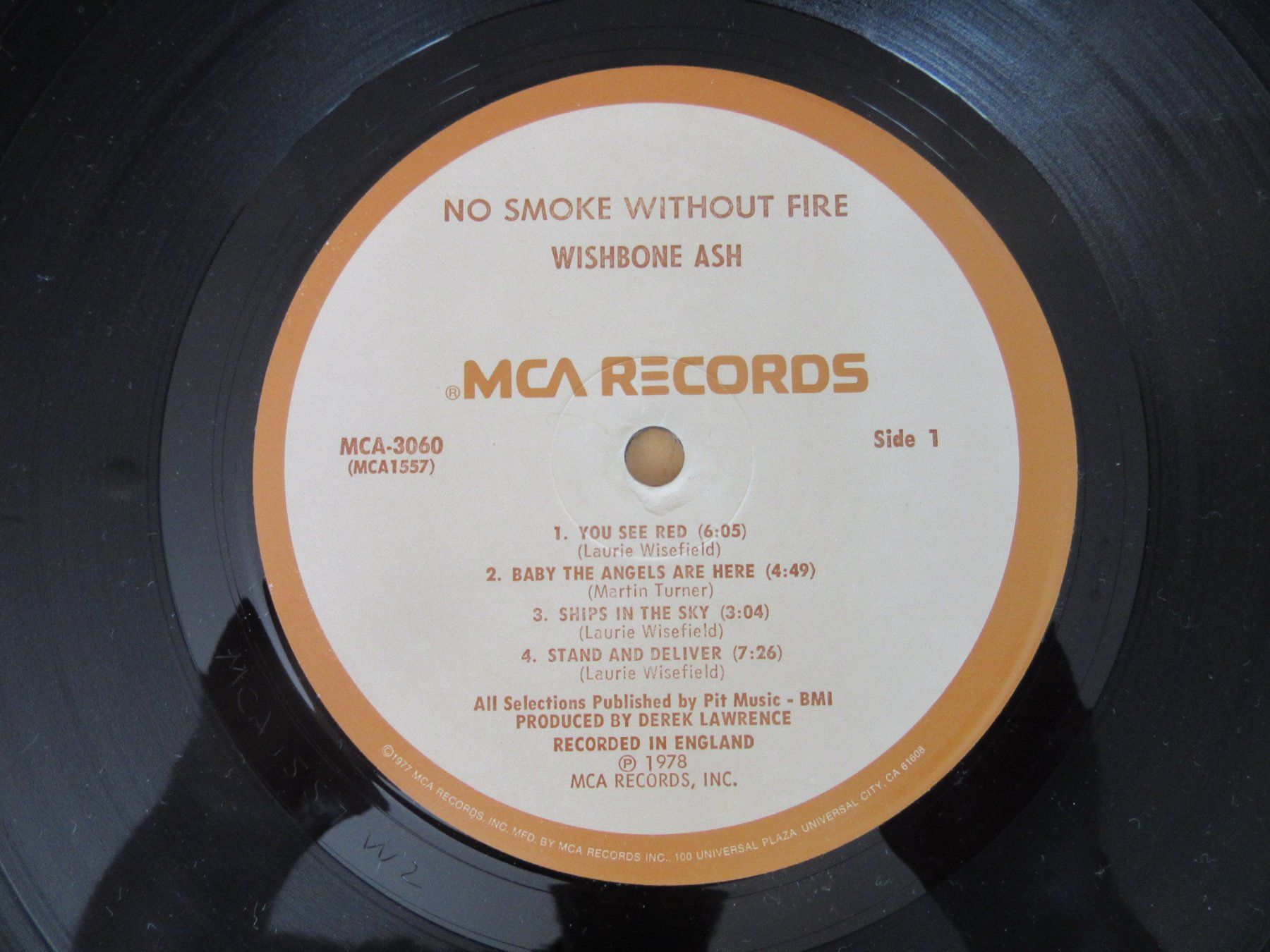 Dischi in vinile: Langspielplatte "WISHBONE ASH" - NO SMOKE WITHOUT FIRE – Usato da Degersheim venduto da Tforelle 5