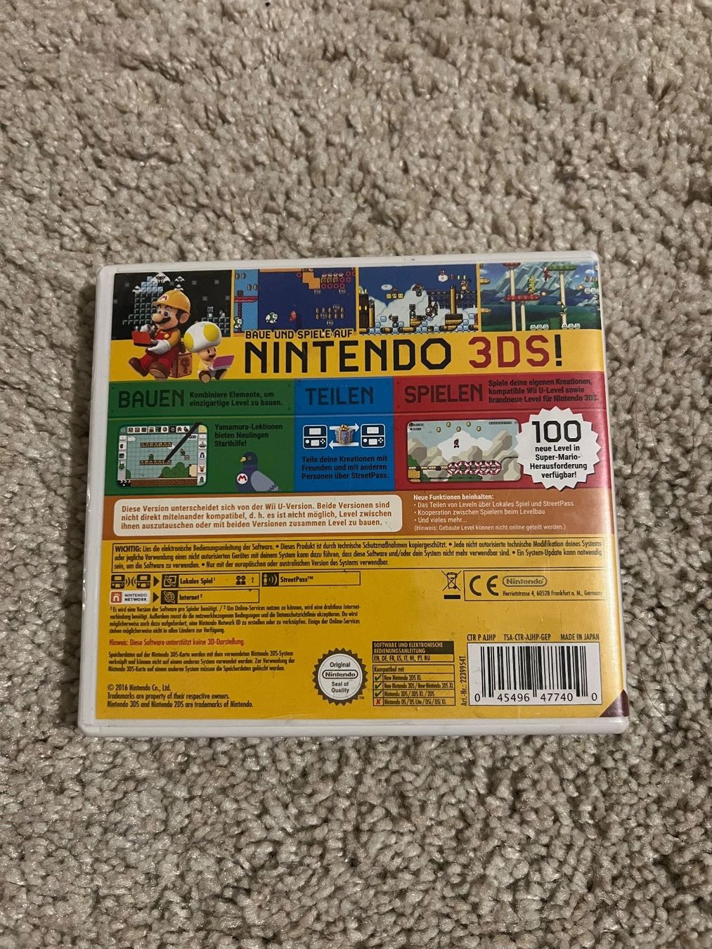 Nintendo Giochi: Super Mario Maker für Nintendo 3DS – Usato da Winkel venduto da RiMa95 2