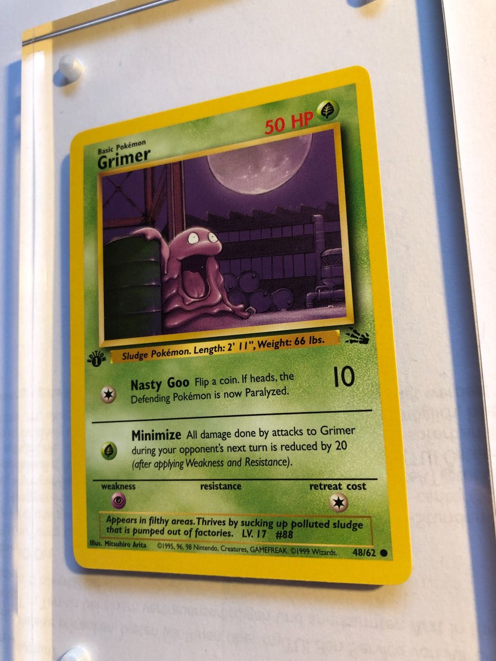 Carte collezionabili: Grimer 1st Fossil - MINT - ab 1.- – Usato da Giubiasco venduto da dan_pr8b 2