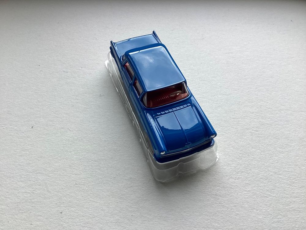 Dinky Toys GB N°177 Opel Kapitan 1/43 – Bleu, Boîte D’origine, Très Bon état