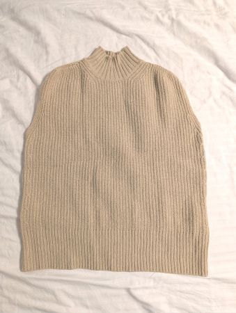 Rollkragen Armelos Strickpullover Massimo Dutty XS