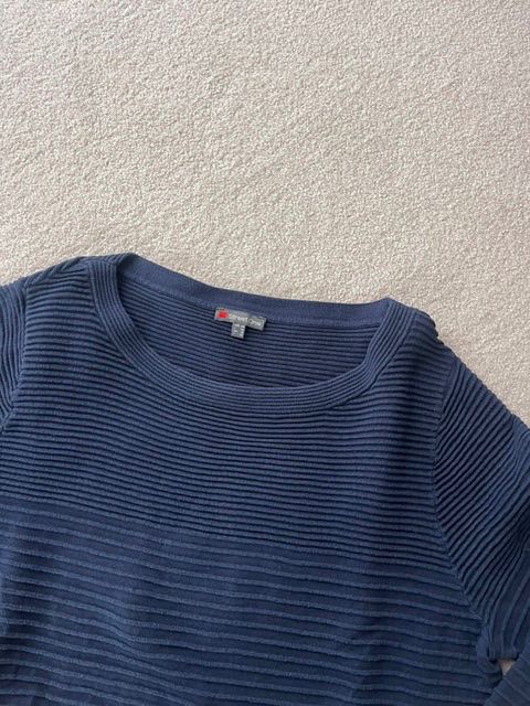 Maglioni & Felpe: Street One Pullover dunkelblau Baumwolle Gr. 44 – Usato da Aesch ZH venduto da niro007 1