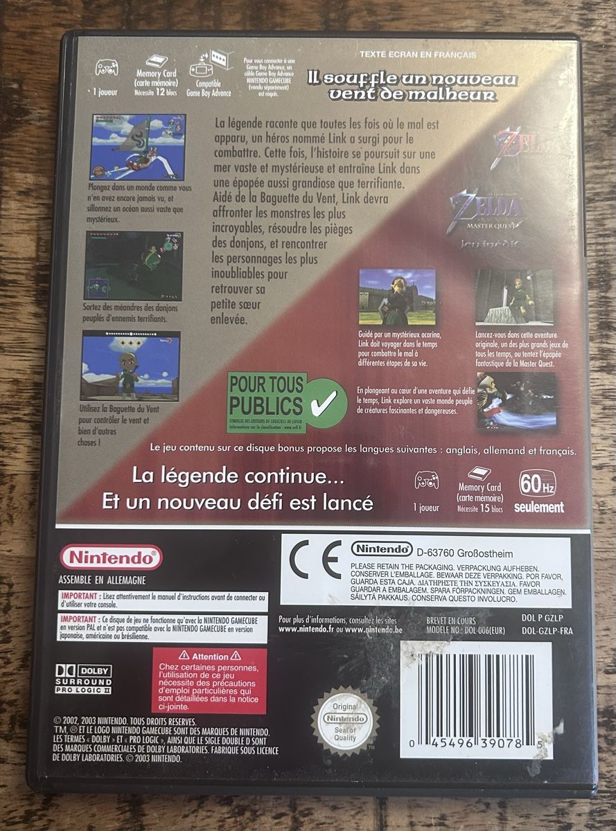Nintendo Spiele: Jeu GAMECUBE ZELDA – Gebraucht aus confignon von chachou79 1