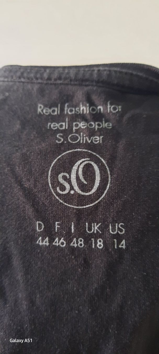 S.Oliver Top: ***S. OLIVER*** Basic Top schwarz Gr. 44 – Usato da Wädenswil venduto da H2H_Secondhandshop 2