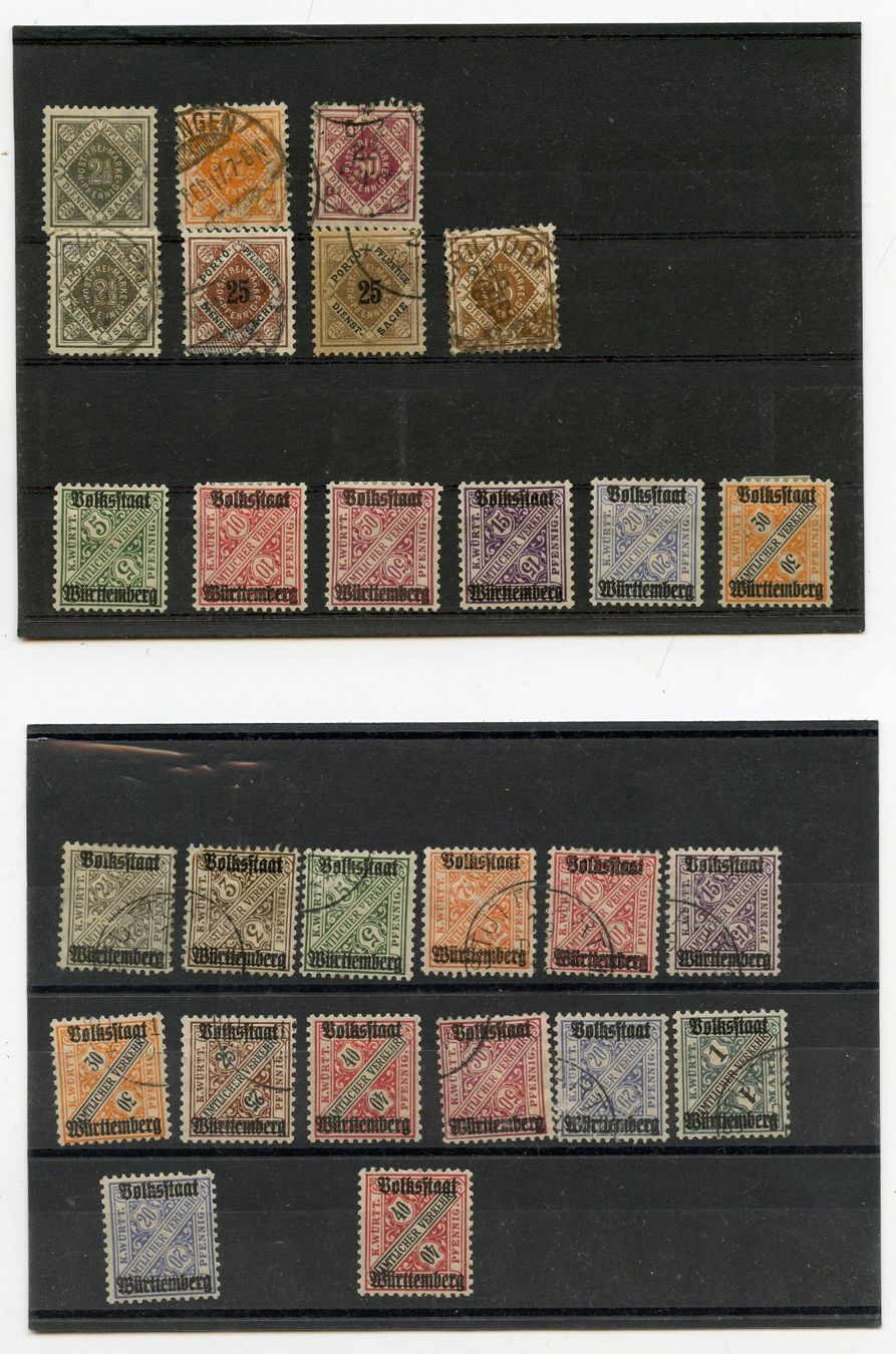 Tutti i francobolli: 1 Lot Briefmarken Alt Deutschland – Usato da Steffisburg venduto da Sorbas