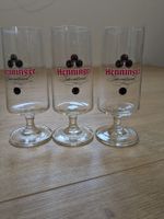 3 Henninger International Biergläser