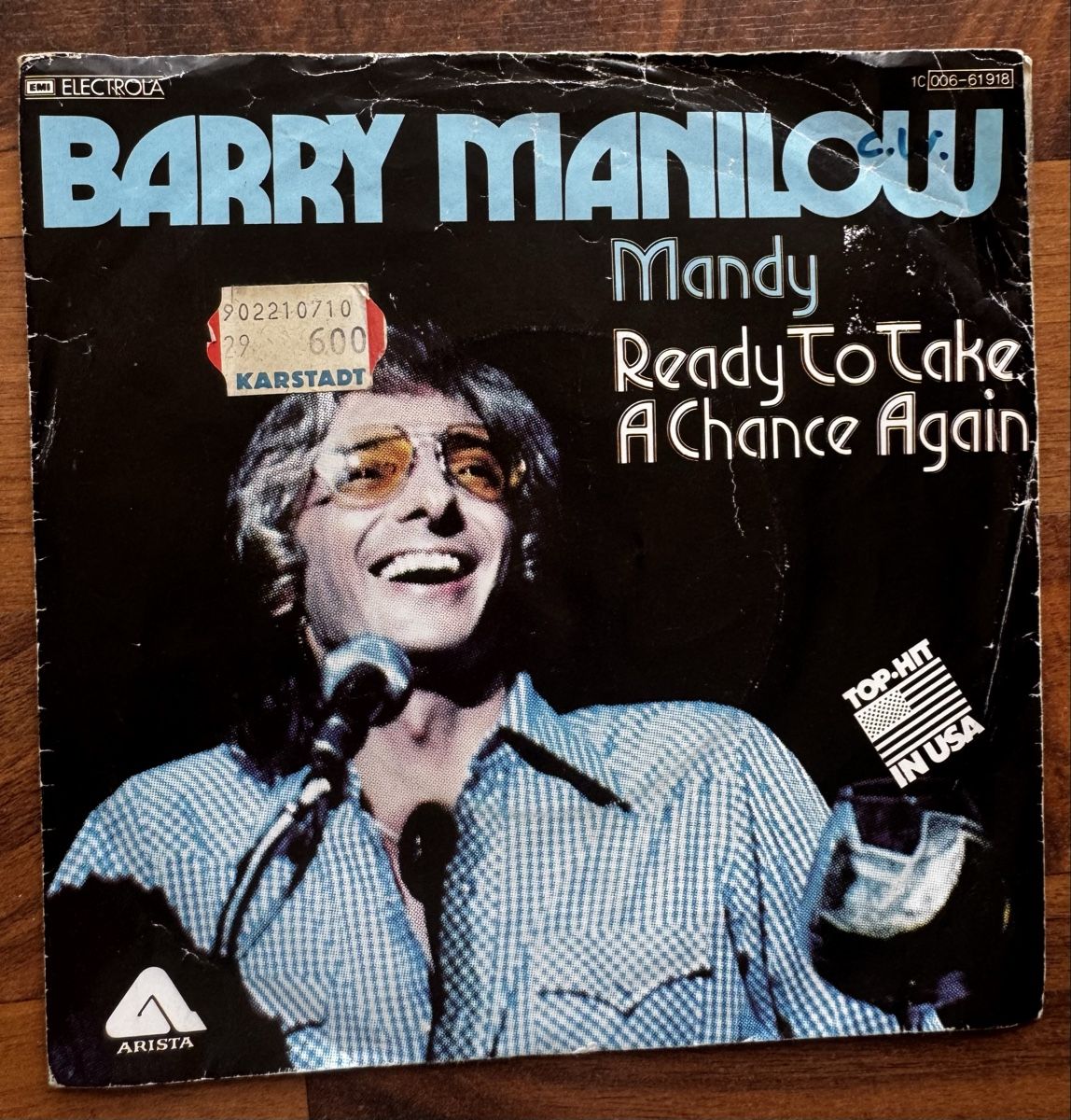 Vinyles: Barry Manilow - Mandy - 7" Single - 70s – D'occasion à Rorbas par BlackstarRecords