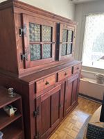 Buffet campagnard massif en bois ancien, parfait état!