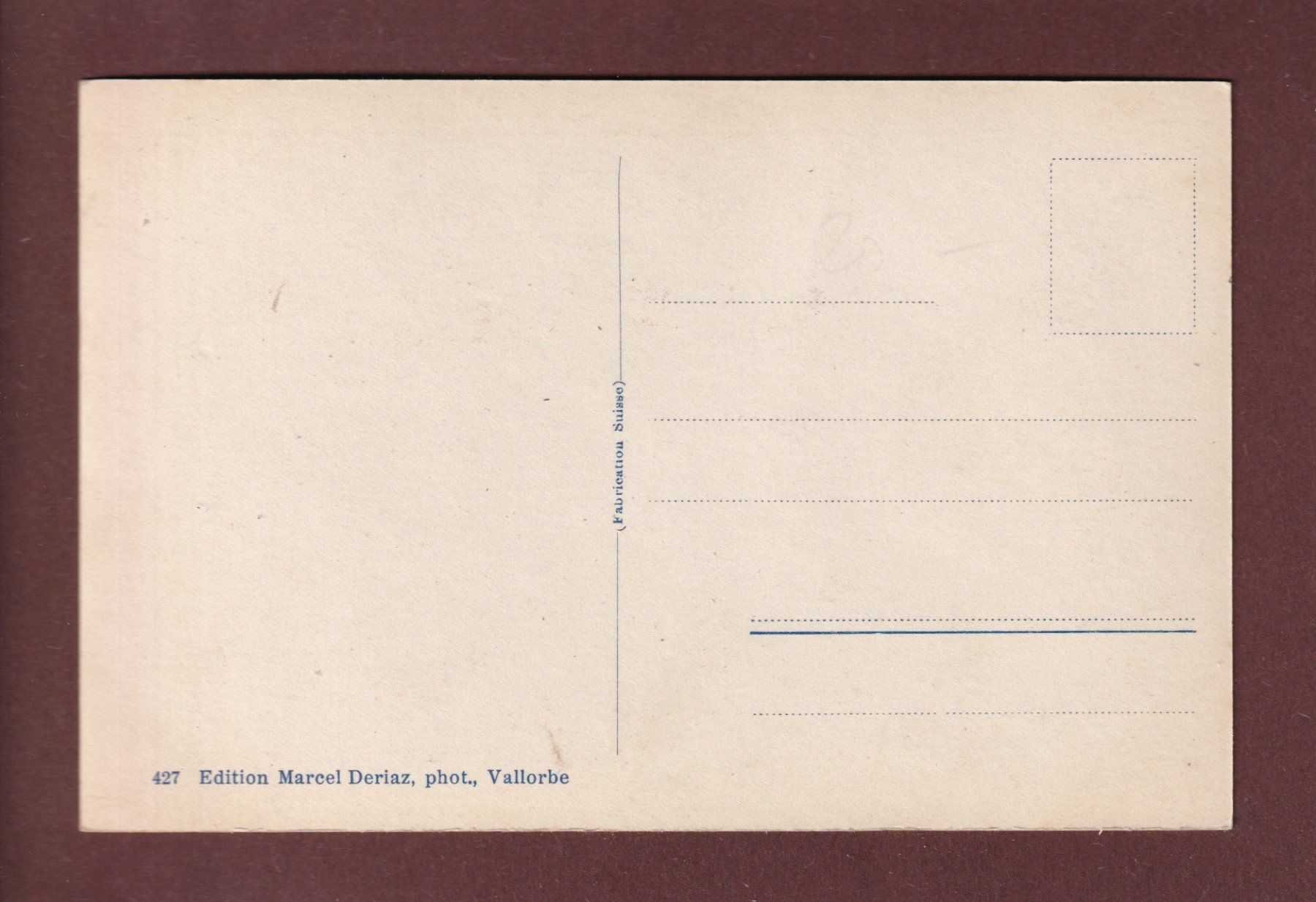 Cartoline postali: VALLORBE – Usato da Pully venduto da nicecards 1