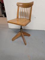 Schöner Vintage Holz Bürostuhl, Drehstuhl guter  Zustand!