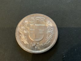 1954 FÜNFLIBER SILBER -VORZÜGLICH 