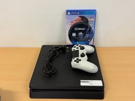 Sony PS4 Slim 500GB + weisser Controller + FIFA 22 RV582