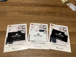 3x Outfittery Geschenkkarte je CHF 50 (Total CHF 150)