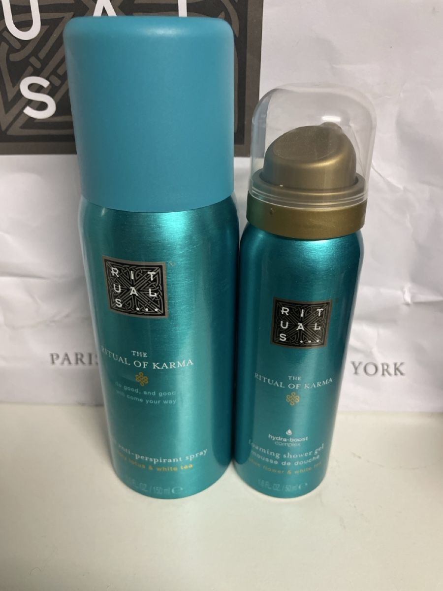 Rituals Altro per la cura del corpo: Rituals Karma Deodorant 150ml & Shower Gel – Nuovo e nell'imballaggio originale da Nänikon venduto da Skin-Beauty