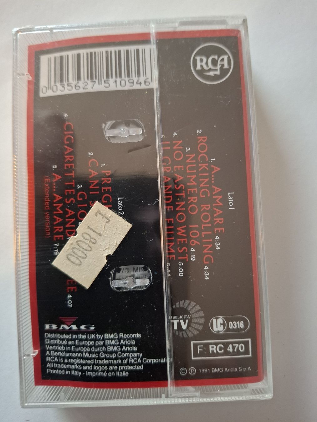 Kompaktkassetten: Neroe K7 Scialpi _ Mint – Neu und originalverpackt aus Crémines von Carambaaa 1