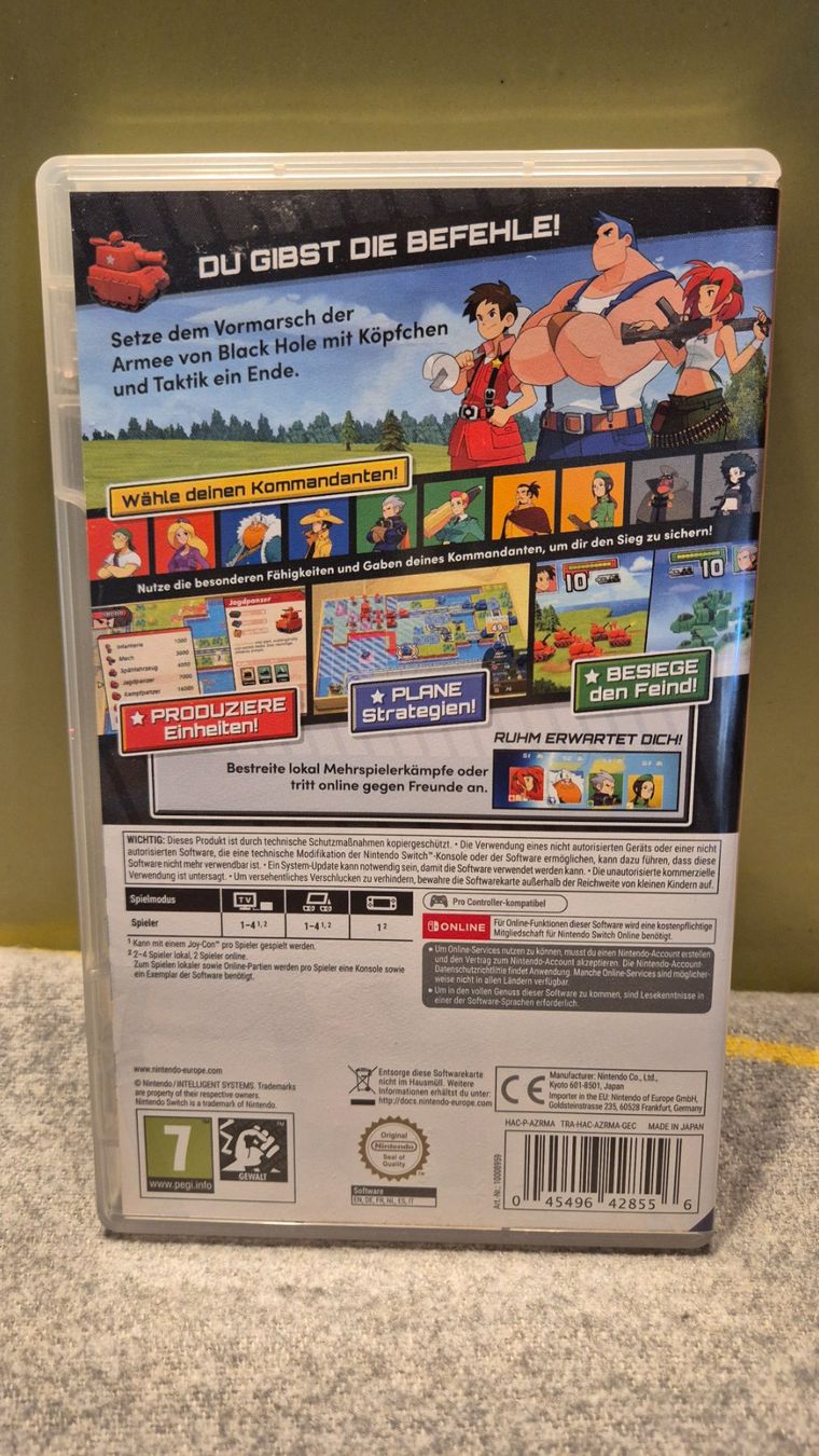 Nintendo Jeux: Advance Wars 1+2, Re-Boot Camp, neuwertig – D'occasion à Frick par Miranmao 1