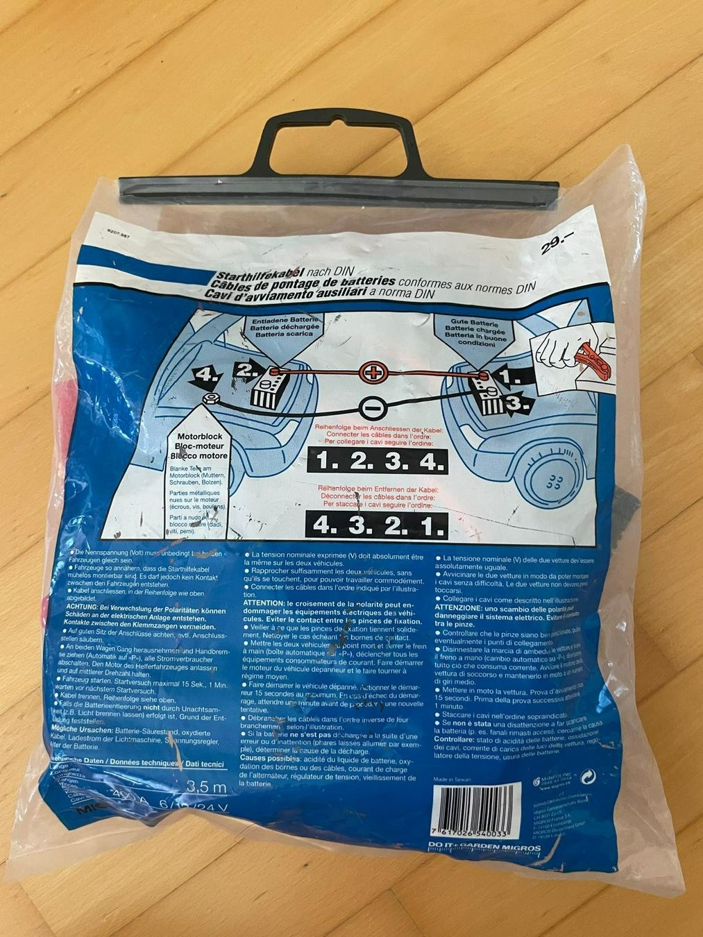 Cavi: Starthilfekabel Do it + Garden 3.5 Meter – Nuovo (secondo la descrizione) da Zug venduto da Luke65