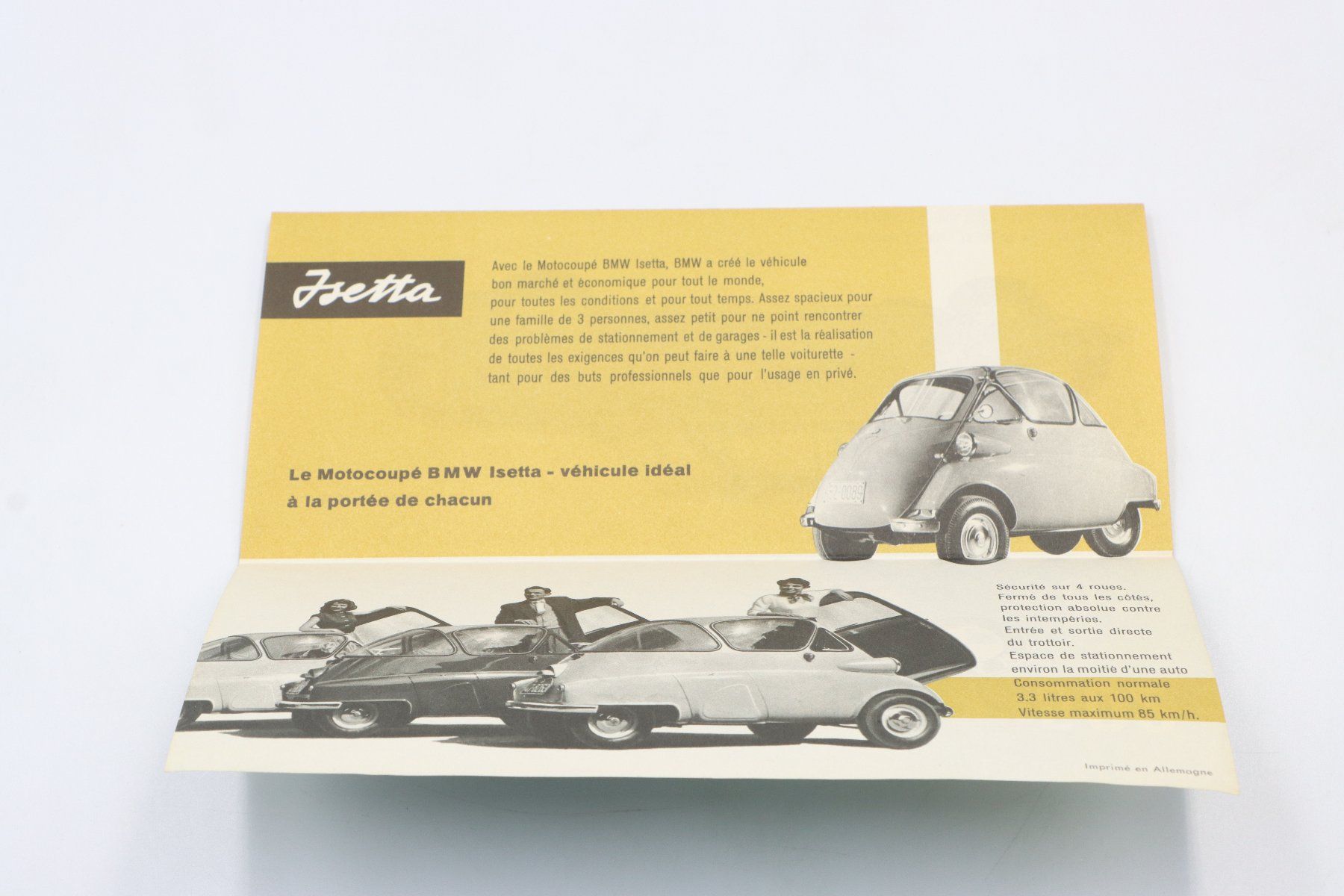BMW Documents: BMW Modellprogramm 501 / 502 / 503 / 507 1955 Prospekt – D'occasion à Bühl b.Aarberg par Collectorpassions 8