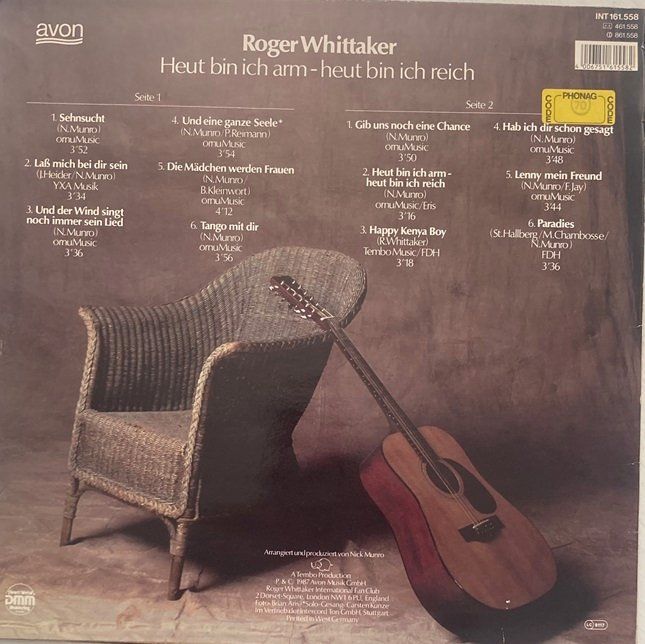 Dischi in vinile: 4x LPs Roger Whittaker – Usato da Grüningen venduto da azulmarron 2
