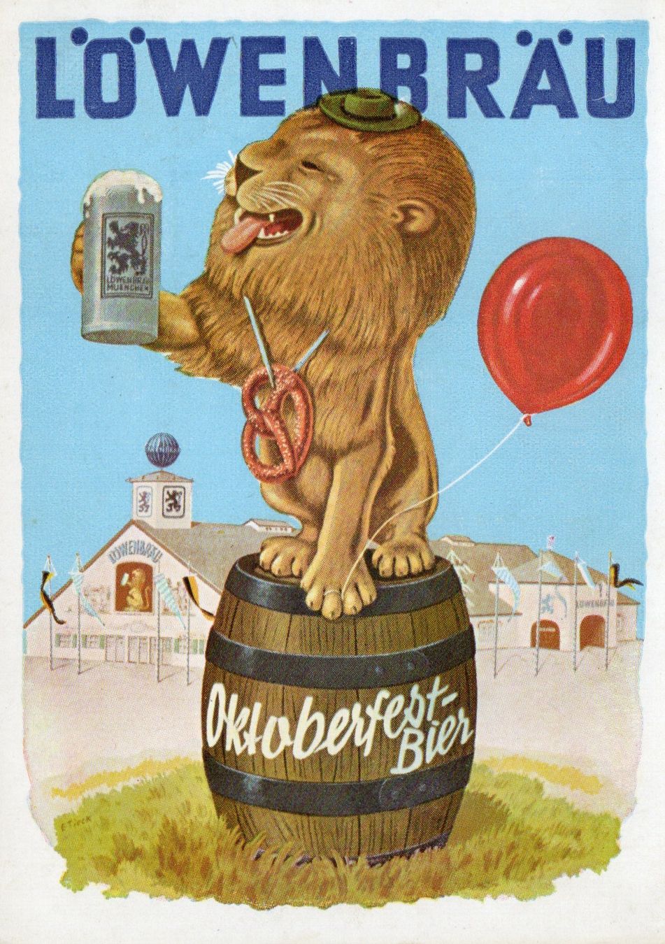 Cartoline postali: Löwenbräu - Oktoberfest-Bier – Nuovo (secondo la descrizione) da Melano venduto da pisonsdro