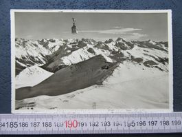LUFTSEILBAHN PARSENN WEISSFLUHJOCH BERGHAUS GR AK 1957
