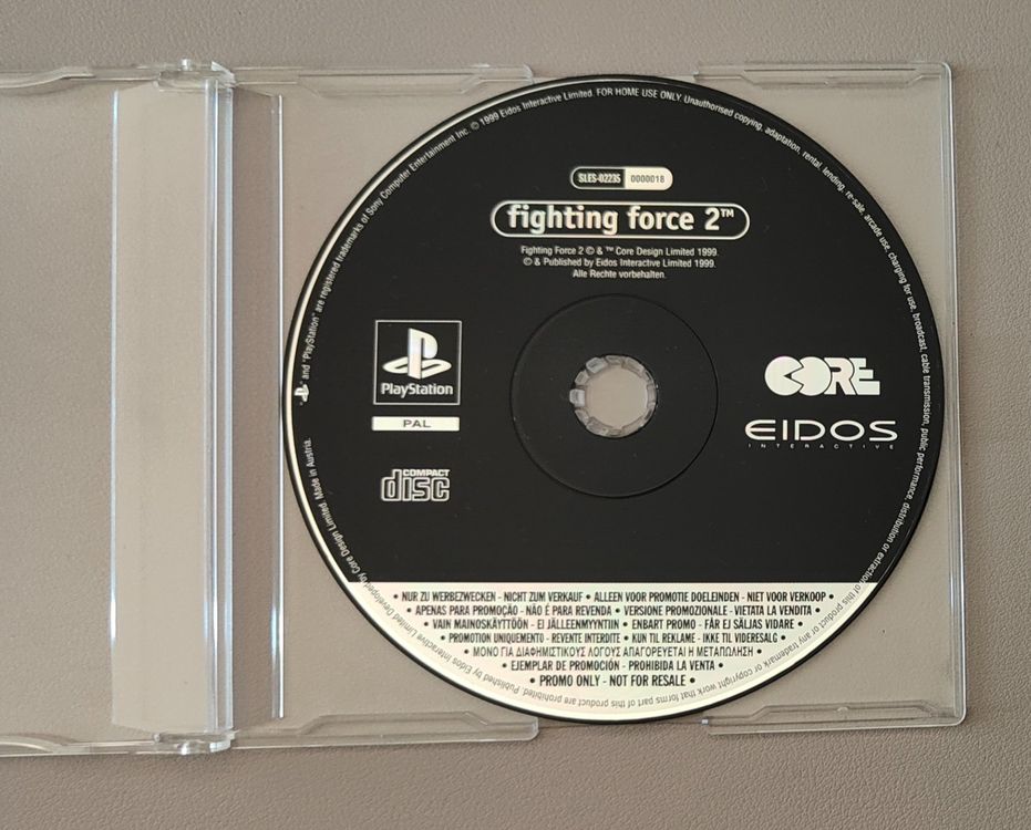 Fighting Force 2 PS1 Eidos - PROMO (Vollversion) SELTEN (Neu und originalverpackt) in Bern für