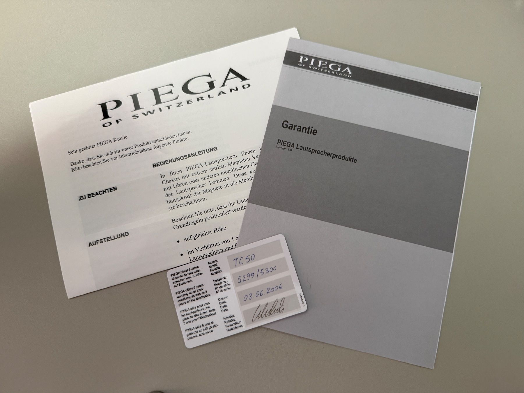 Piega Lautsprecher: Piega TC 50 – Gebraucht aus Dachsen von Vulcain3 9