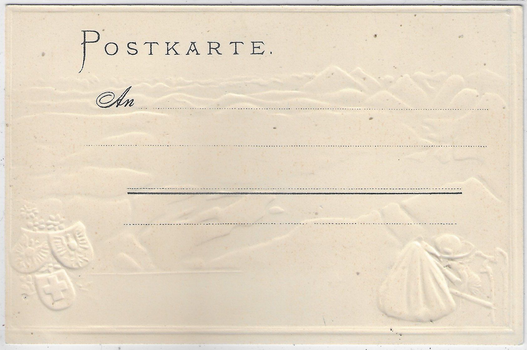 Ansichtskarten: Gruss vom Bodensee - Präge-Litho – Gebraucht aus Ettingen von Kartenplanet 1