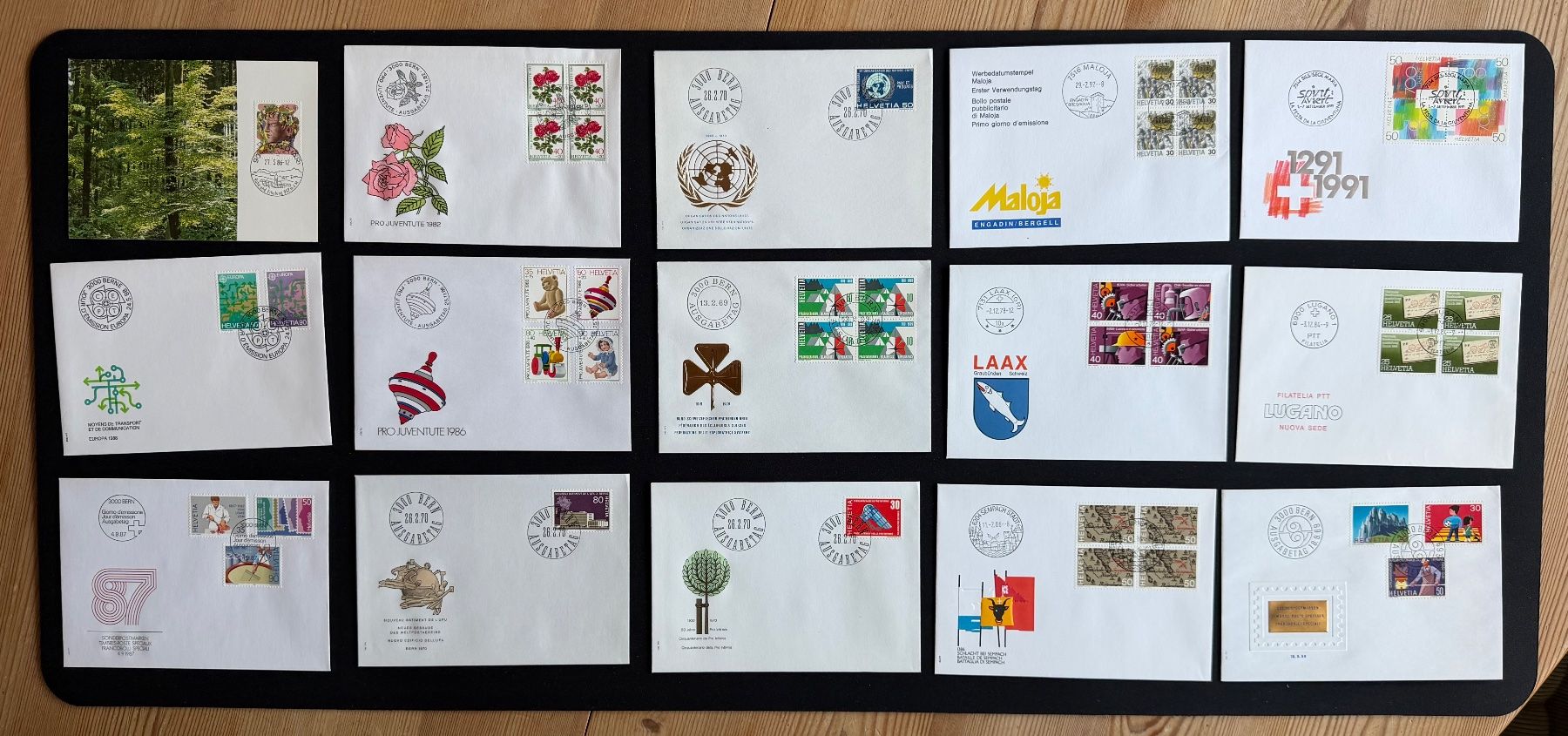 Tutti i francobolli: Briefmarken- und Ersttagsbriefsammlung – Usato da Ilanz venduto da caui 3
