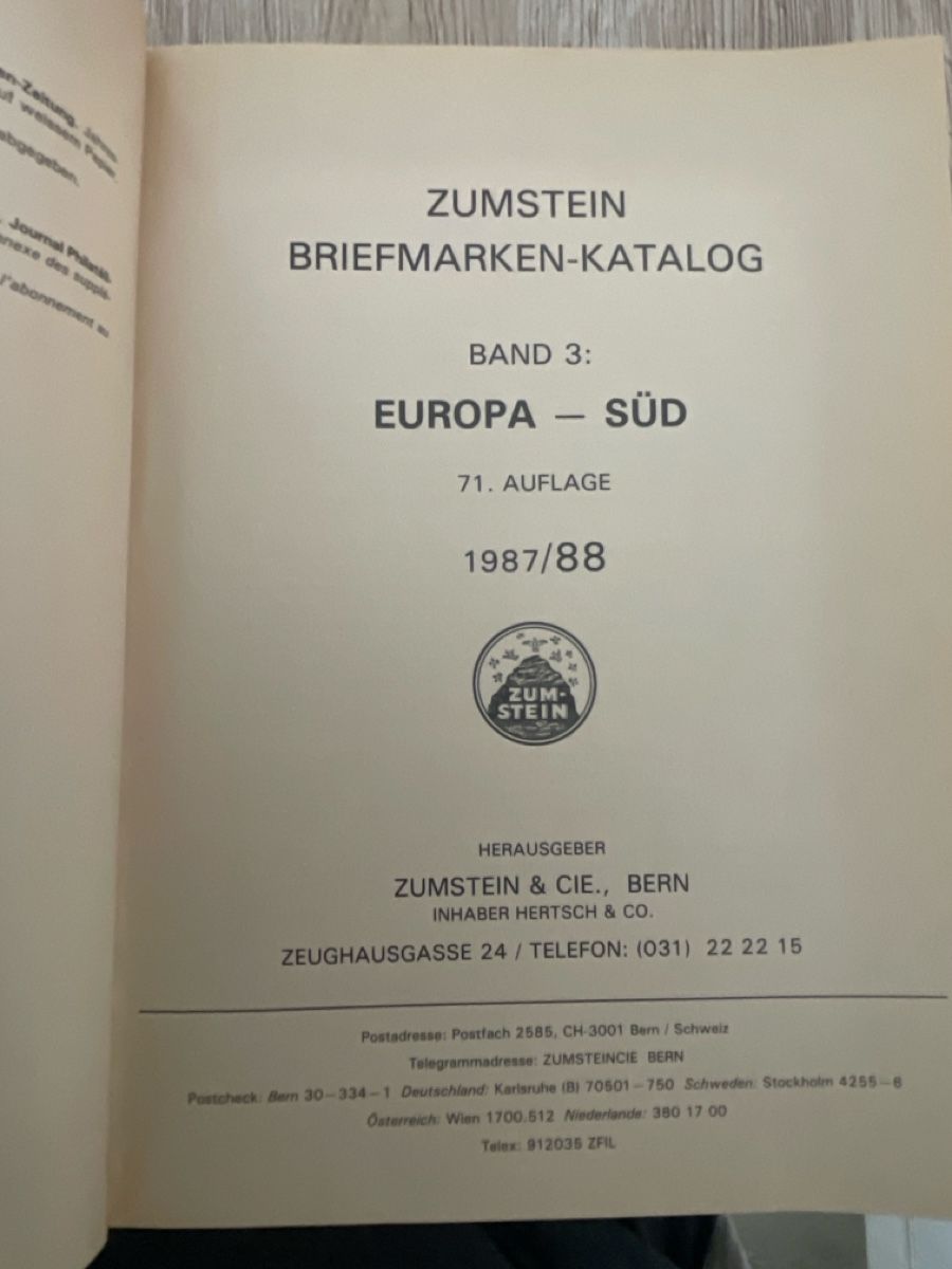 Bücher: Briefmarken Katalog – Gebraucht aus Chur von eagle86federico 5