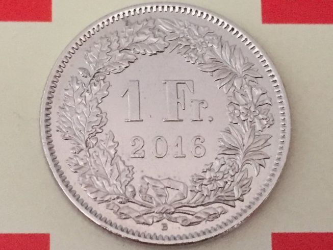 Tutti le monete: 1 Franken 2016 -vz – Usato da Elsau venduto da herbybay