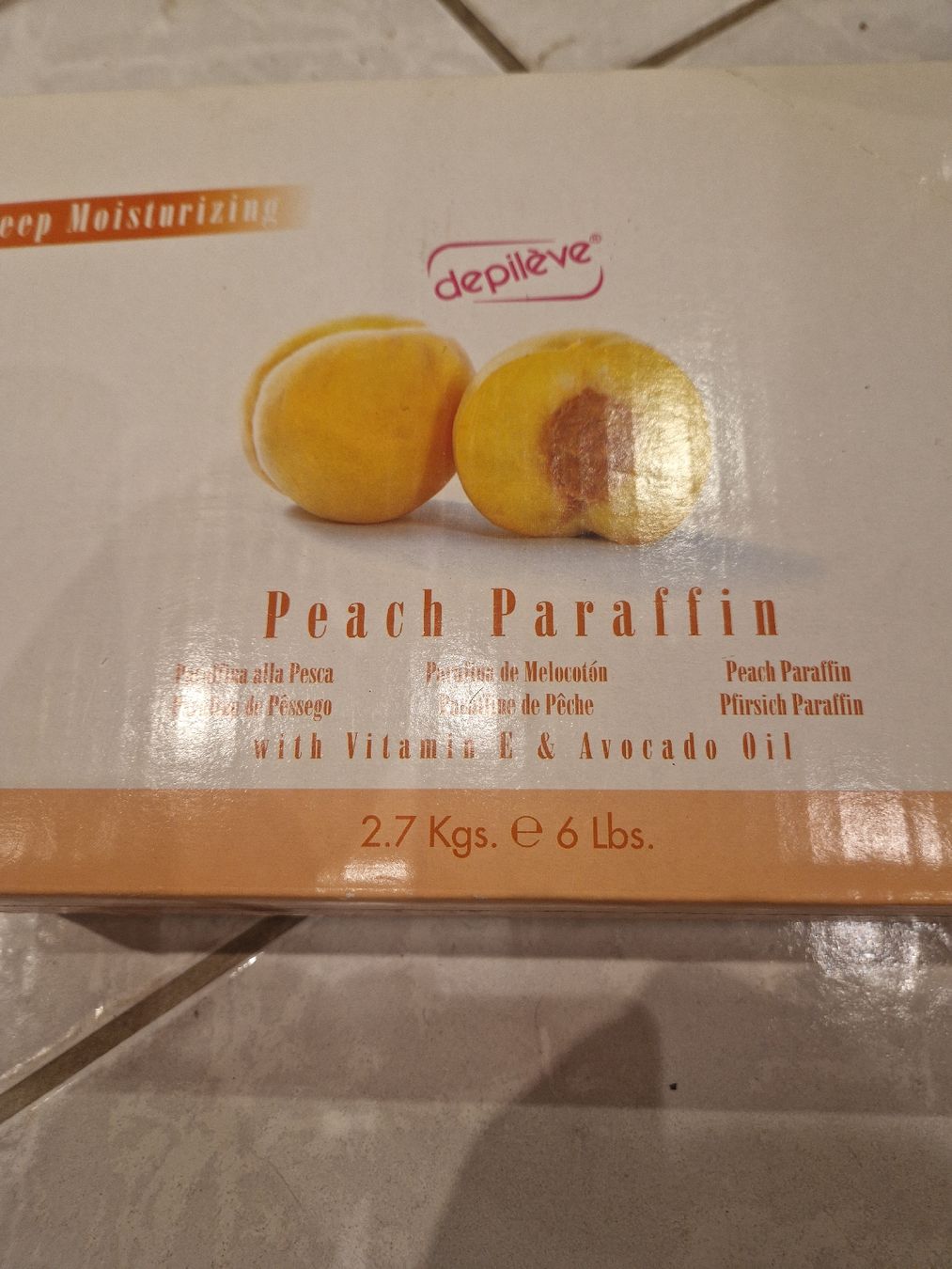Pediküre: paraffin peach 2.7 kg – Neu und originalverpackt aus Volketswil von Ciao75 1