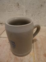 Original Bierkrug Schwabenbräu 0.5 Liter, Steingut antik