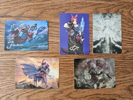Final Fantasy Art Series, 5 Signature Karten