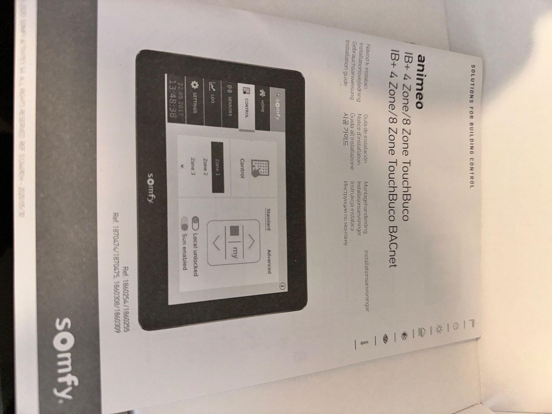 Somfy Tende da sole: Somfy Animeo IB+ 4 Zone Touch Buco – Nuovo e nell'imballaggio originale da niederhasli venduto da rami016 1