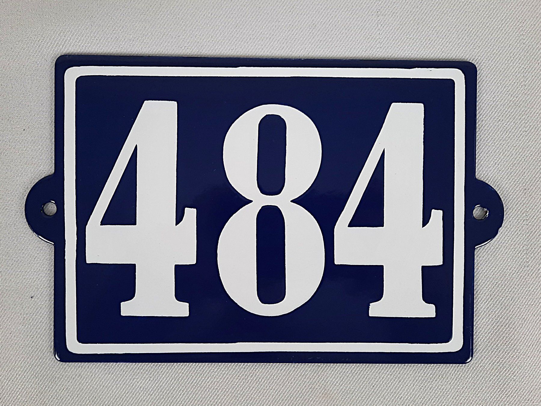 Insegne: Emailleschild Hausnummer 484 – Usato da Beinwil am See venduto da Restwert_Beinwil