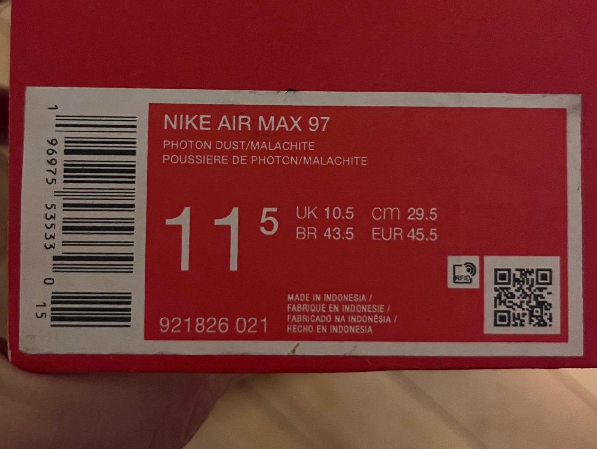 Nike Scarpe da uomo: Nike Air Max 97 – Nuovo e nell'imballaggio originale da Luzern venduto da Everything_Must_Gooo 1