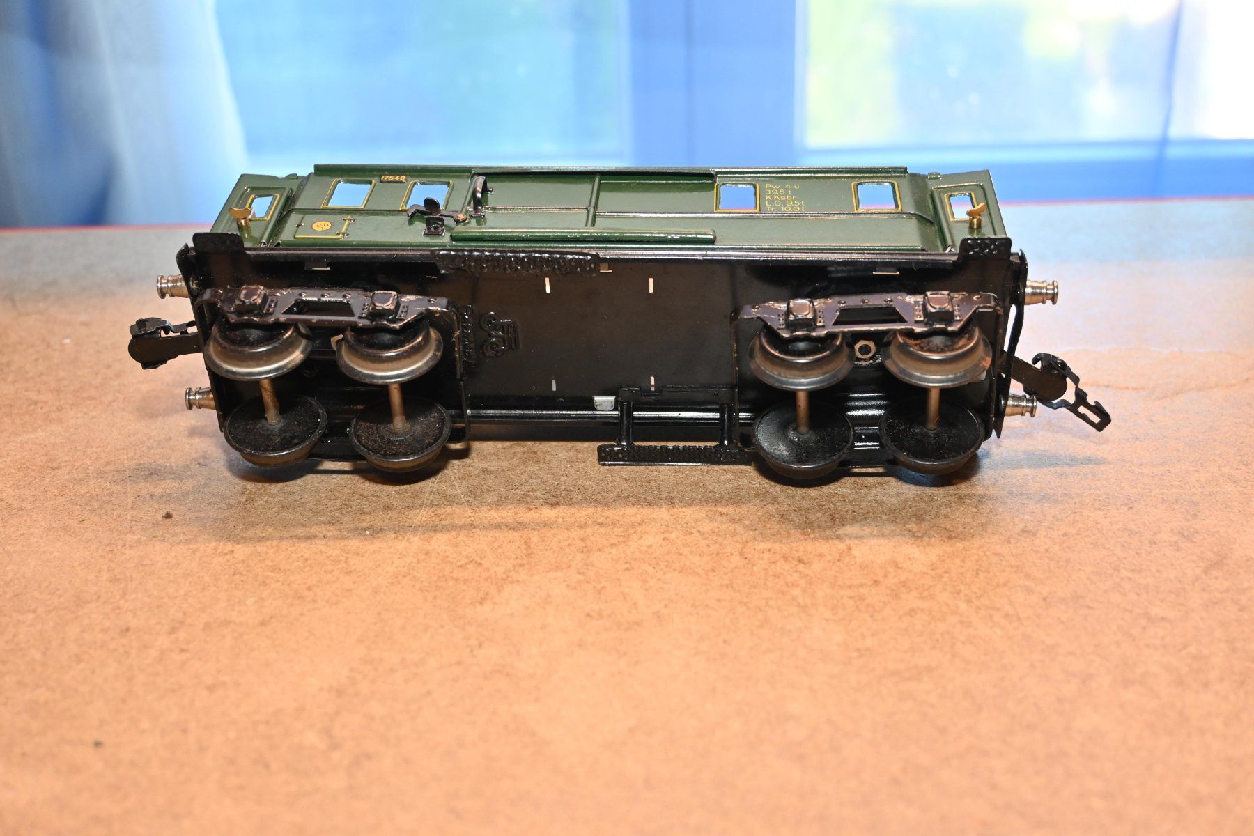 Märklin Modellini di ferrovie: Postwagen Märklin Spur 0 Antik – Usato da Laupen ZH venduto da Zmoewe 2