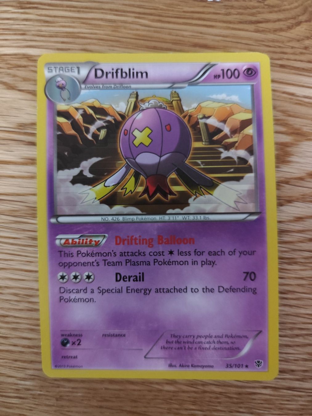 Pokémon Sammelbilder & Trading cards: Pokemon Drifblim Black & White Plasma Blast non holo – Neu (gemäss Beschreibung) aus Winterthur von SMOKY062
