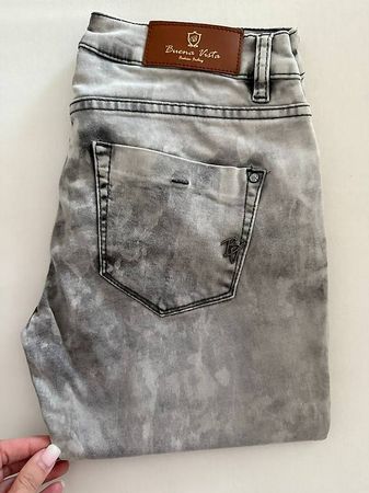 Buena Vista Hose braun und grau/hellgrau