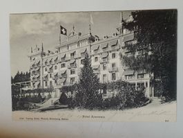 Alte PK / Hotel Axenstein - Gelaufen Morschach 1903