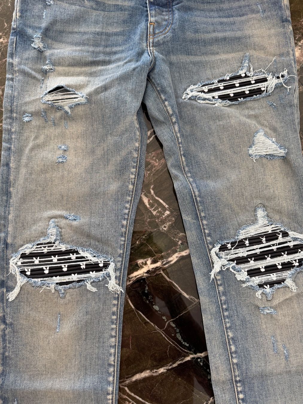 Amiri Jeans: Jeans slim Amiri – Nuovo (secondo la descrizione) da Genève venduto da kil_bxc8 1