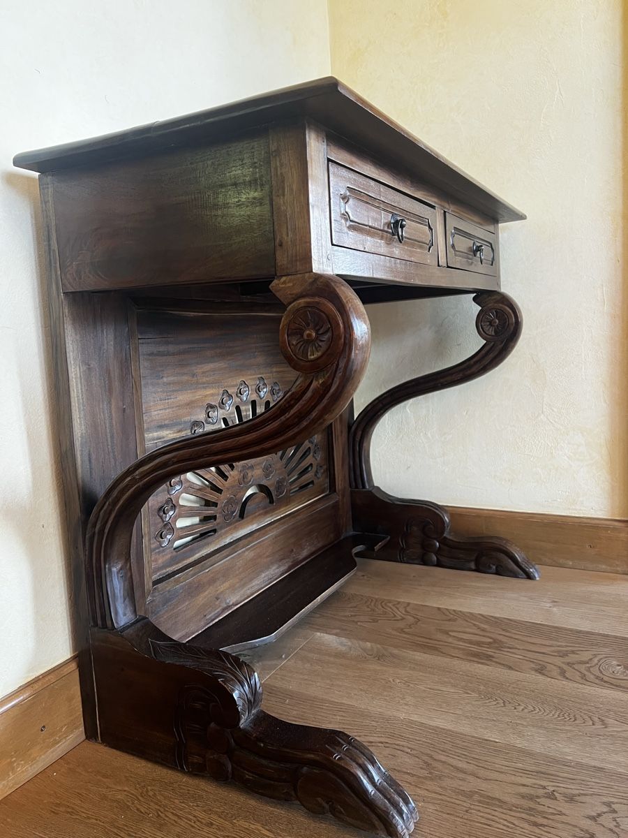 Commodes: Console en bois sculpté – D'occasion à Lens par bluemarine01 1