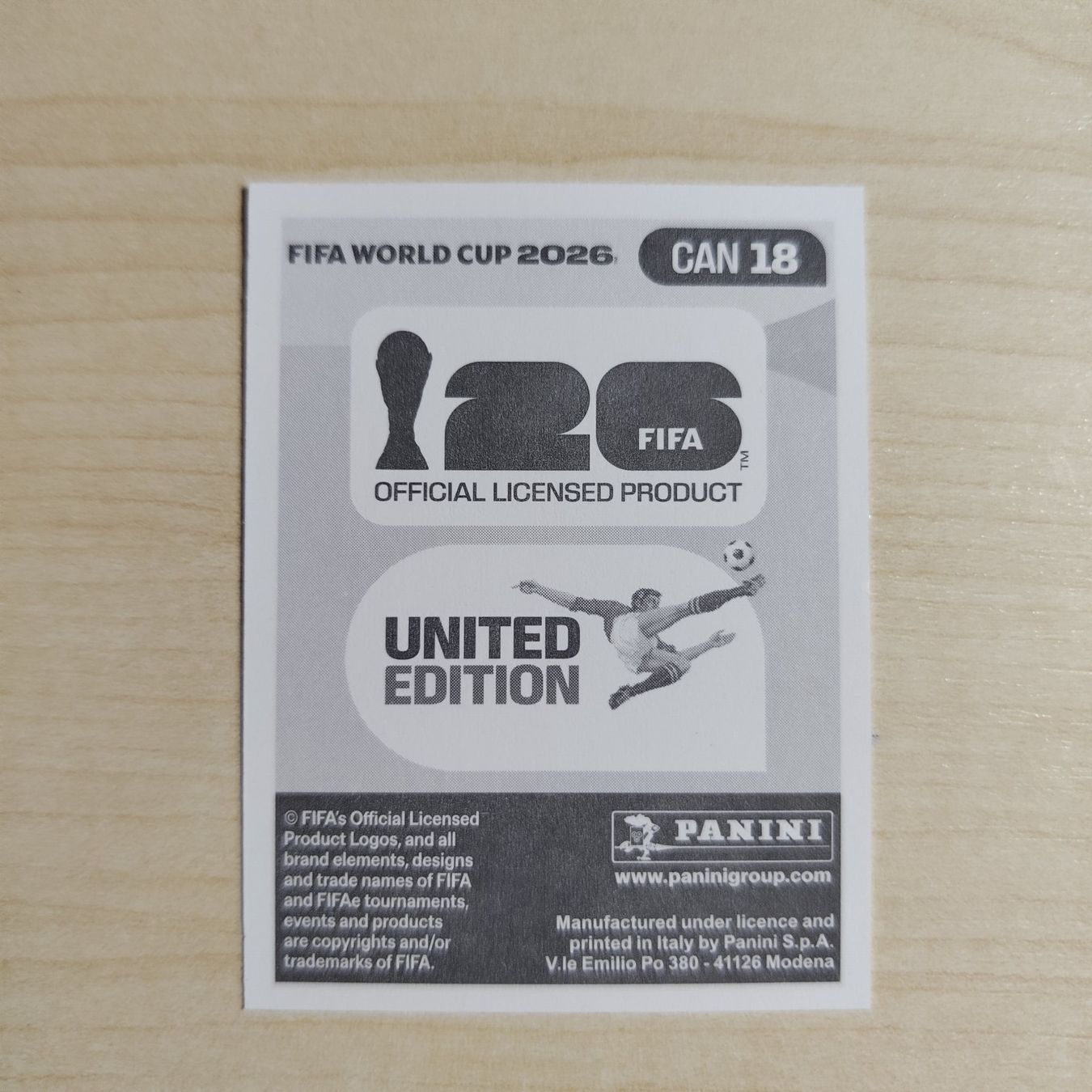Panini Carte collezionabili: Liam MILLAR, CAN 18, Panini WM 2026 – Nuovo (secondo la descrizione) da Dietlikon venduto da itmo 1