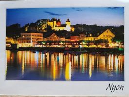 Ansichtskarte Nyon sur lac léman Waadt 2000